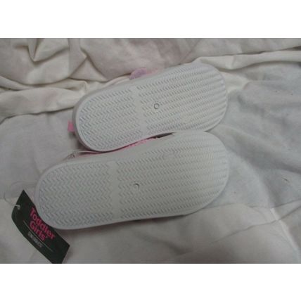 Toddler Girls Canvas Slip-On Hot Pink Shoes Size 9 Toddler
