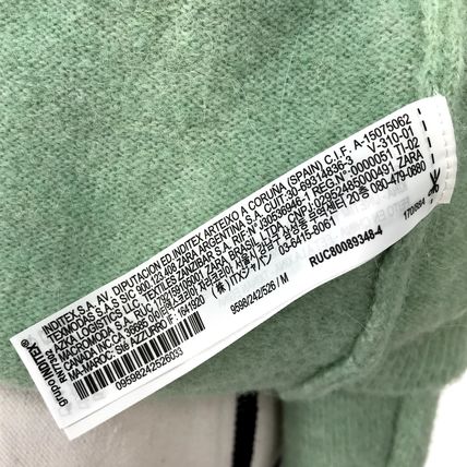 Zara mint green knitwear pearl cardigan polyester, wool, alpaca blend Sz. Medium