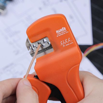 Icrimp IWS-2549S Micro Wire Crimping Plier for AWG 28-18 Open Barrel Terminals,