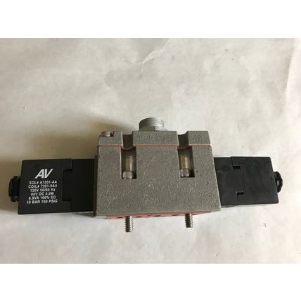 AUTOMATIC 407B43S3S3-AA4 PNEUMATIC SOLENOID VALVE SOL A7201-AA,7201-9AA,BU,AE