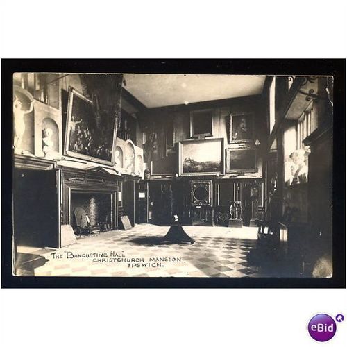 Suffolk IPSWICH Christchurch Mansion Banqueting Hall Postcard