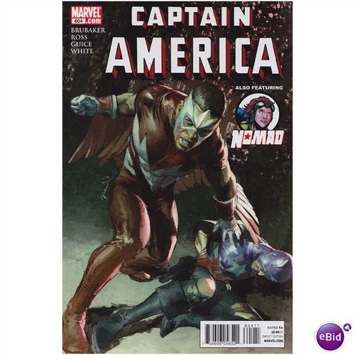 Captain America (1968) #604 Marvel Comics Falcon ED BRUBAKER Nomad