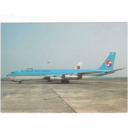 Korean Air Cargo Boeing B737 331C Aircraft Postcard (A21688)