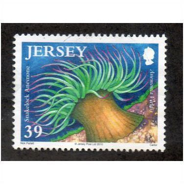 JER 2010 39p 'SEA ANEMONES' FINE USED (EBID 17-518)