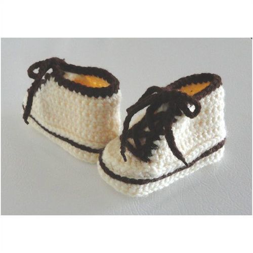 Baby booties #B015 converse tennis trainers shoes footwear unisex 5-7 months