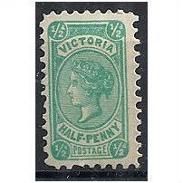 Victoria 1901 SG384 1/2d Blue-Green Mounted Mint .. .