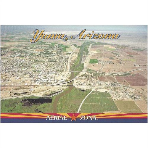 1980's Yuma, Arizona aerial view