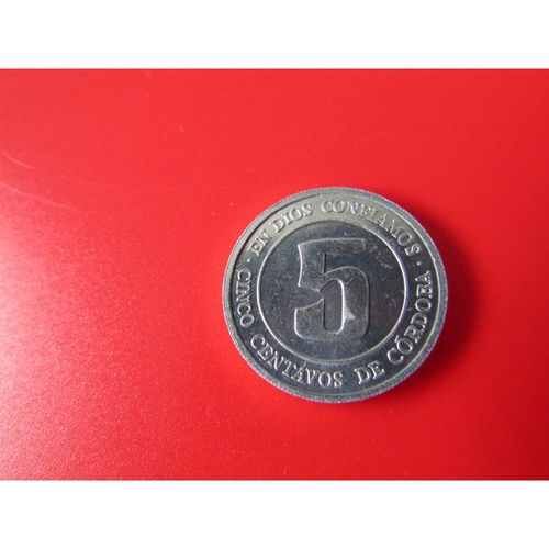1974 NICARAGUA FIVE CENTAVOS FREE POST. P