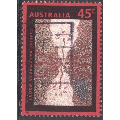 Australia 1993 - SG1388 - 45c multi - "Wild Onion Dreaming" - used