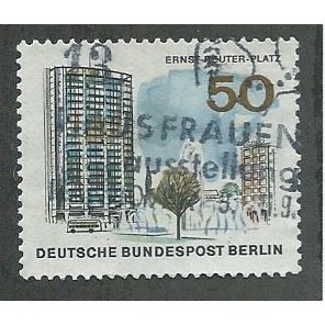 BERLIN -1965 50pf 'NEW BERLIN- ERNST REUTER CENTRE' FINE USED (EBID49-704)