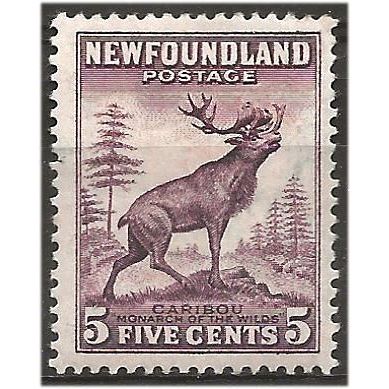 Newfoundland 1932 SG225 5c Violet Mounted Mint . .. .