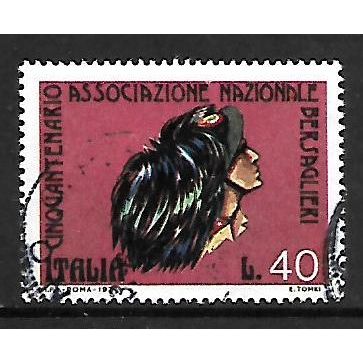 ITALY 1974 40L FEATHER HEAD DRESS SG 1401 FINE USED#