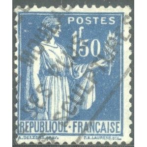 France 1932 - SG514 - 1f.50 blue - Peace - used 4