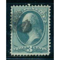 Used 136 3c George Washington Just Clears M00054