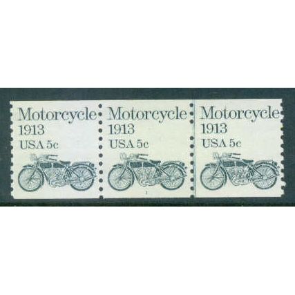 1899 5c Motorcycle Fine MNH Dry Gum PNC 1/3 W0522