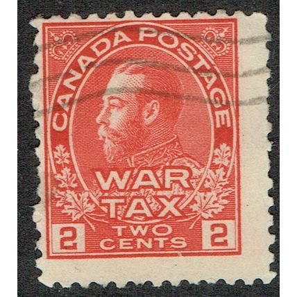 Canada 1915 War Tax 2c Carmine Red SG229 GU