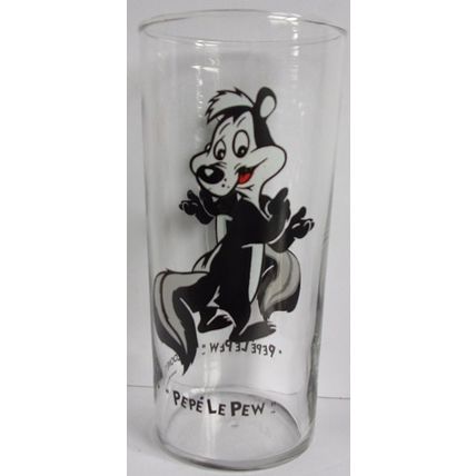LOONEY TUNES 1973 PEPE Le PEW glass