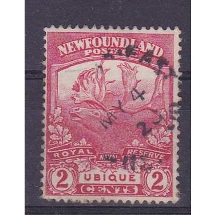 NEWFOUNDLAND 1919 2c CARIBOU USED SG131