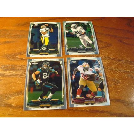 2014 Topps, Chrome, 15- Cards, Refractors, w/Rc's, Stars, GORE/COBB, ++