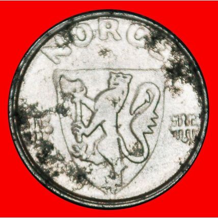 Ⰶ GERMANY (1941-1945): NORWAY★1 ORE 1942! WARTIME 1939-1945★LOW START★NO RESERVE