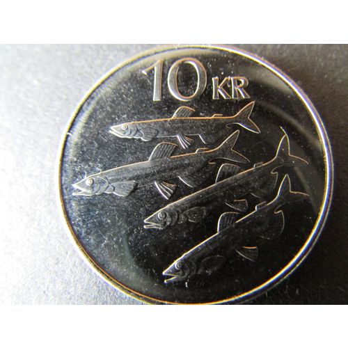 2008 ICELAND 10 KRONUR FREE POST. AA.