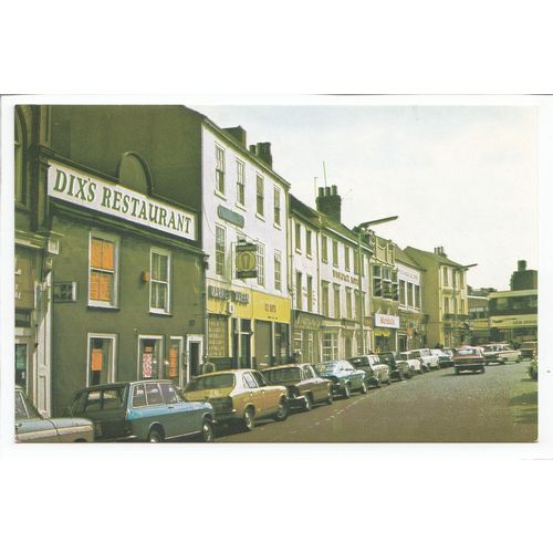 Market Place Doncaster Postcard 1713