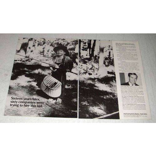 1969 International Nickel Ad - Trying To Hire This Kid