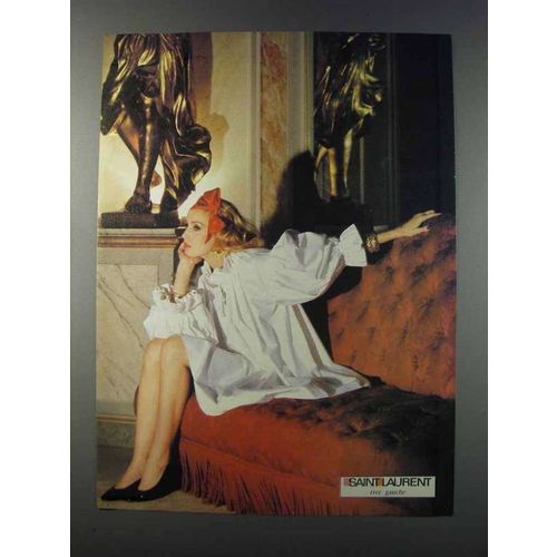 1981 Saint Laurent Fashion Ad