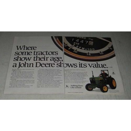 1988 John Deere Tractors Ad - Some Show Their Age