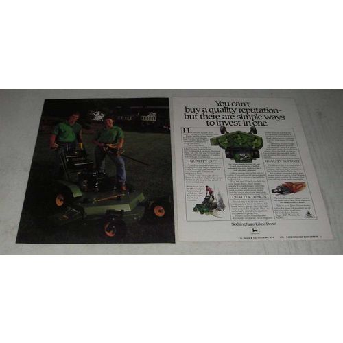1988 John Deere Commercial Walk-Behind Mowers Ad