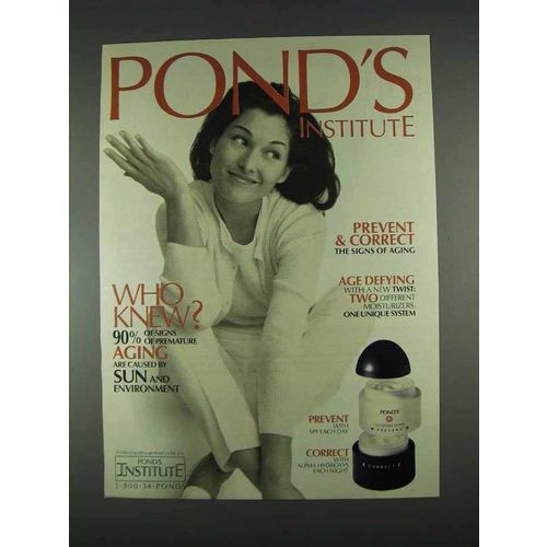 1996 Pond's Age Defying System Ad - Prevent