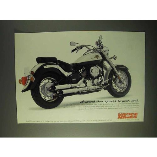 1999 Vance Hines Cruzers Exhaust Systems Ad