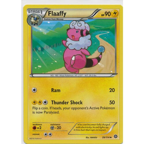 Pokemon XY Steam Siege 39/114 Flaaffy