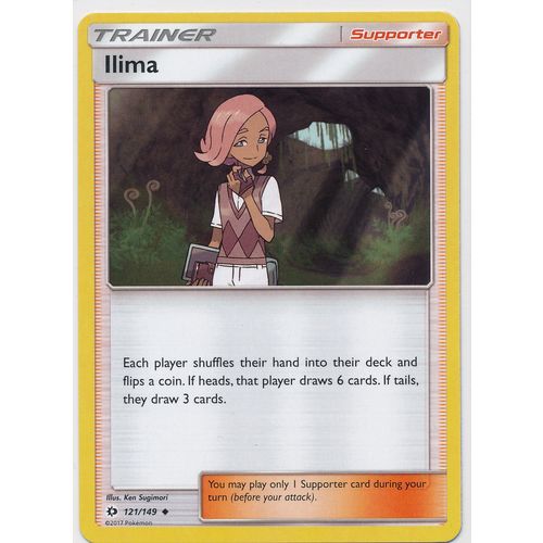 Pokemon Sun & Moon 121/149 Ilima