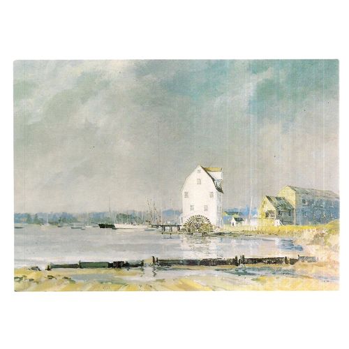 WOODBRIDGE TIDE MILL,. Suffolk unused vintage postcard oil by Cavendish Morton /