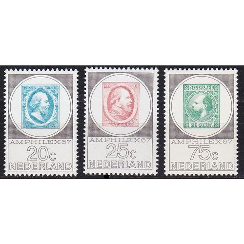NIEDERLANDE NETHERLANDS [1967] MiNr 0880-82 ( **/mnh )