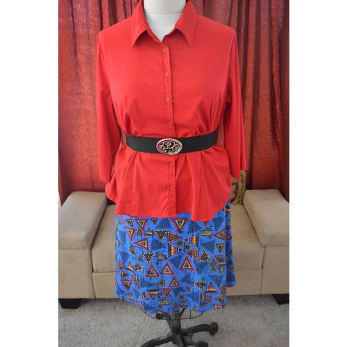 Apt. 9 Stretch Button-up Blouse 2x