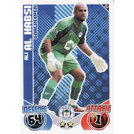 Match Attax Extra 2010/2011 U54 Ali Al Habsi Wigan Athletic