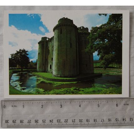 1990s postcard Nunney Castle near Frome, Somerset