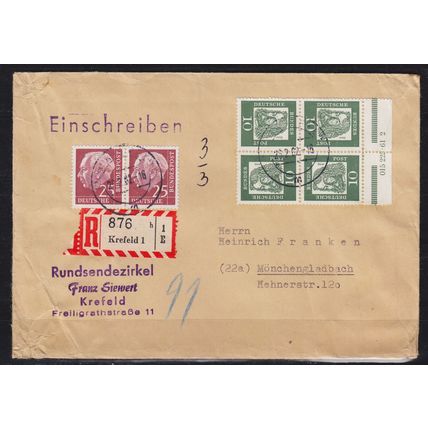 GERMANY BUND [Zdr] K1 HAN 4er ( Brief ) [01]