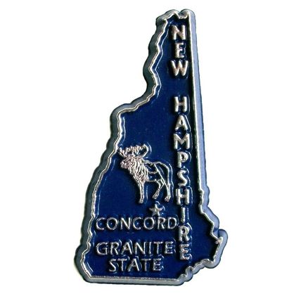 New Hampshire the Granite State Souvenir Fridge Magnet