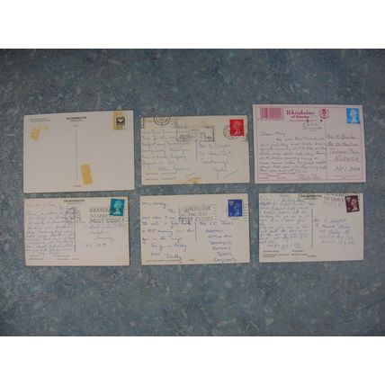 6 old Scottish (Scotland) Postcards – Tomintoul, North Berwick, Loch Ness etc.