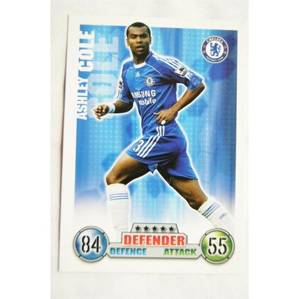 2007/08 Topps Match Attax Trading Card - Ashley Cole, Chelsea