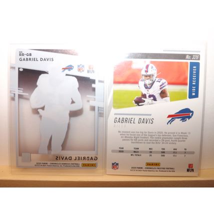 2020 Panini Chronicles GABRIEL DAVIS (Buffalo Bills) Donruss Rated Rookie #RR-GB