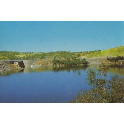 Lake Jindabyne Dam & River Wall Australia Postcard