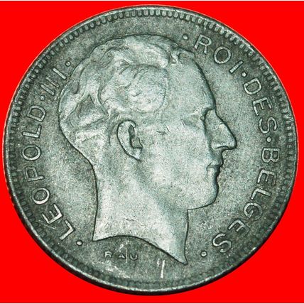 OCCUPATION BY GERMANY (1941-1947): BELGIUM ★ 5 FRANCS 1945 ★LOW START★NO RESERVE