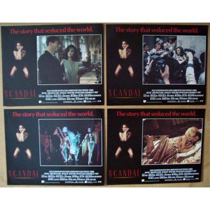 Cinema SCANDAL John Hurt, Joanne Whalley-Kilmer Lobby Card Set (8)