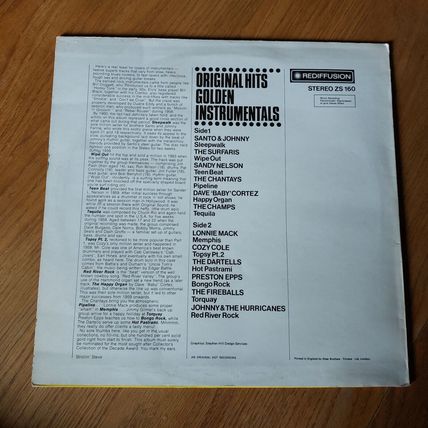 Various – Golden Instrumentals (ZS160) 1973 (LP)