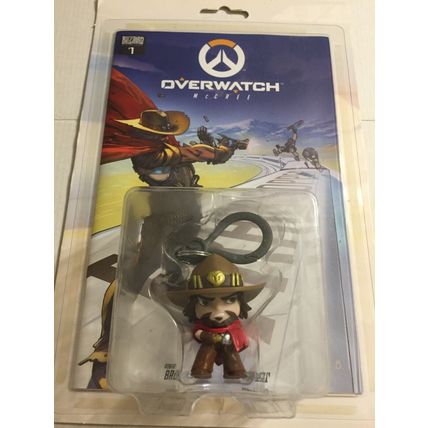 NEW Blizzard Overwwatch McCree Comic Book & Hanger