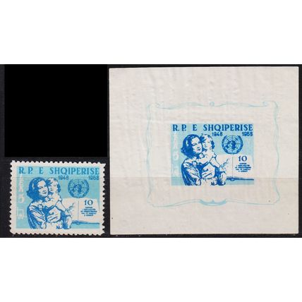 ALBANIEN ALBANIA [1959] MiNr 0590 A, Block 6 ( **/mnh )